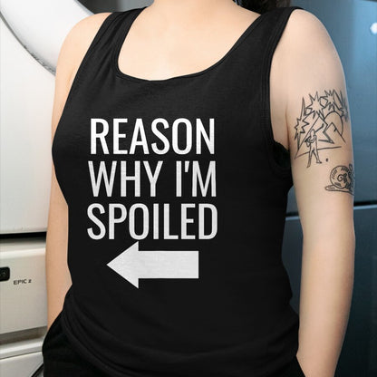 Best Wife Shirt, Wife and Husband Unisex T-Shirt/Hoodie/Sweatshirt HLT00 - Reason Why I'm Broke Spoiled Funny Matching Couples T-Shirt