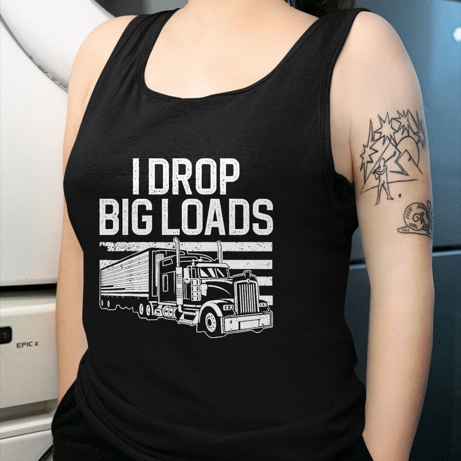 Best Truck Driver Life Shirt, Funny Trucker UnisexT-Shirt/Hoodie/Sweatshirt HLT00 - Funny Trucker Design for Men Women Semi Truck Driver Lover T-Shirt, Men, Black, 3X-Large (1)