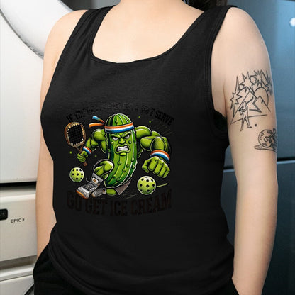 Funny Pickleball Shirt, Pickleball Lover Unisex T-Shirt/Hoodie/Sweatshirt HLT00 - Funny Pickleball Lover Pun with a Pickle Playing Pickle Ball T-Shirt