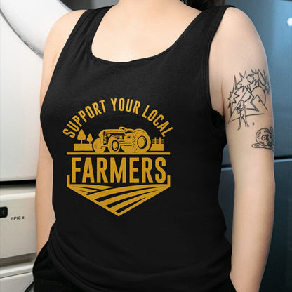 Best Farmer Life Shirt, Funny Farmer UnisexT-Shirt/Hoodie/Sweatshirt HLT00 - Farm Local Food Patriotic Farming Gift Idea Farmer T-Shirt Small