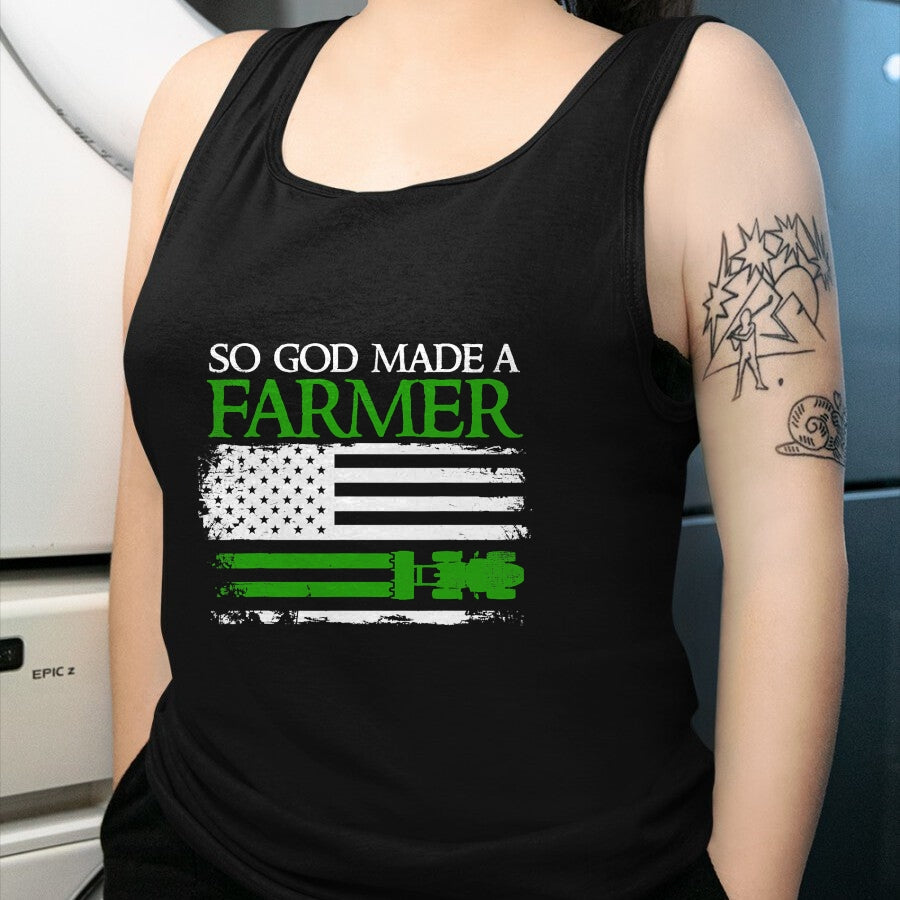 Best Farmer Life Shirt, Funny Farmer UnisexT-Shirt/Hoodie/Sweatshirt HLT00 - So God Made A Farmer, Farming Farmer T-Shirt