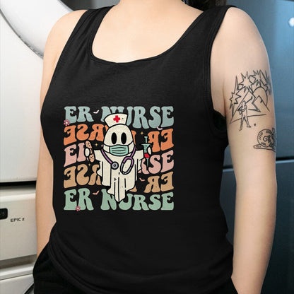 Funny Nurse Shirt, Nurse Unisex T-Shirt/Hoodie/Sweatshirt HLT00 - Groovy Emergency Room Nurse Funny Halloween Costume ER Nurse T-Shirt