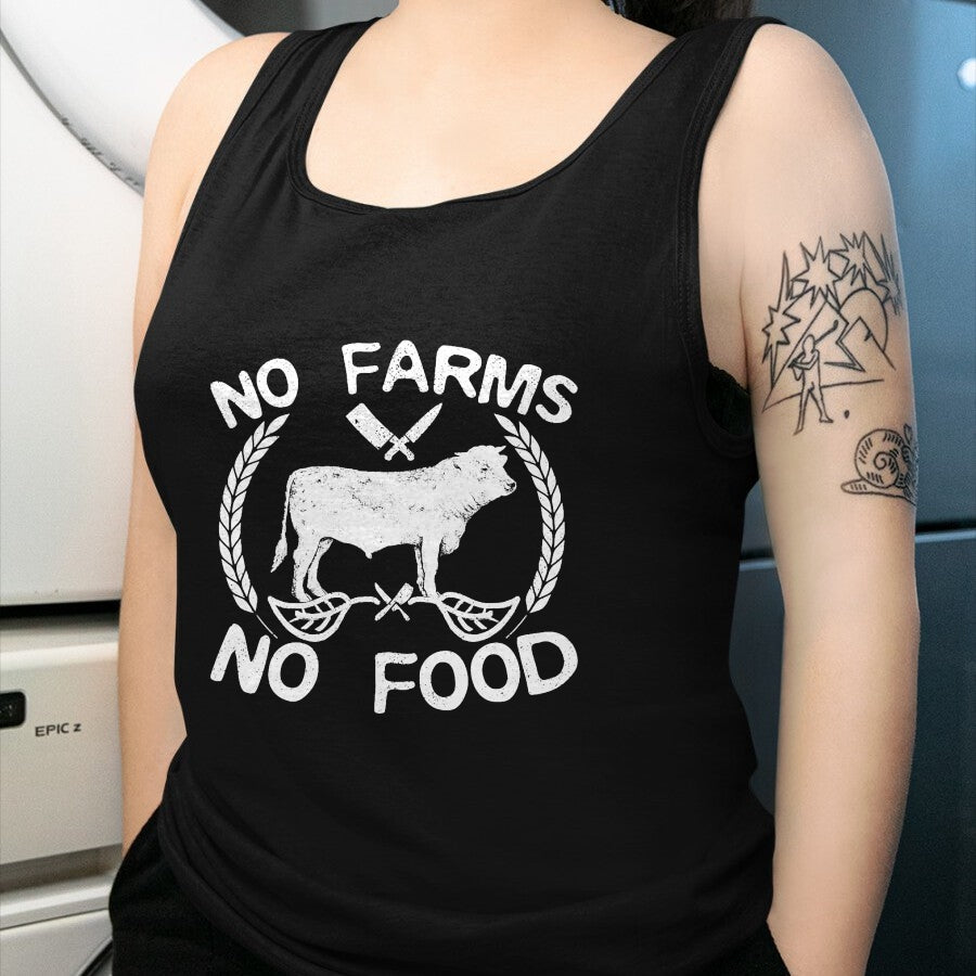 Best Farmer Life Shirt, Funny Farmer UnisexT-Shirt/Hoodie/Sweatshirt HLT00 - No Farms No Meat Farmer Gift T-Shirt
