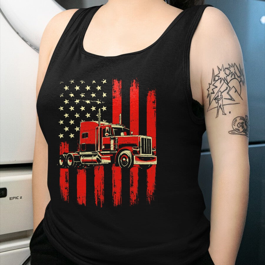 Best Truck Driver Life Shirt, Funny Trucker UnisexT-Shirt/Hoodie/Sweatshirt HLT00 - American Trucker - Semi Truck Driver Trucking Big Rig T-Shirt