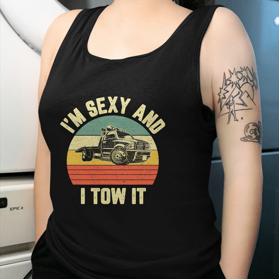Best Truck Driver Life Shirt, Funny Trucker UnisexT-Shirt/Hoodie/Sweatshirt HLT00 - Tow Truck Driver Shirt Funny Towing Car Flat Bed Tow Truck T-Shirt