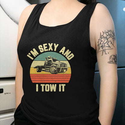Best Truck Driver Life Shirt, Funny Trucker UnisexT-Shirt/Hoodie/Sweatshirt HLT00 - Tow Truck Driver Shirt Funny Towing Car Flat Bed Tow Truck T-Shirt