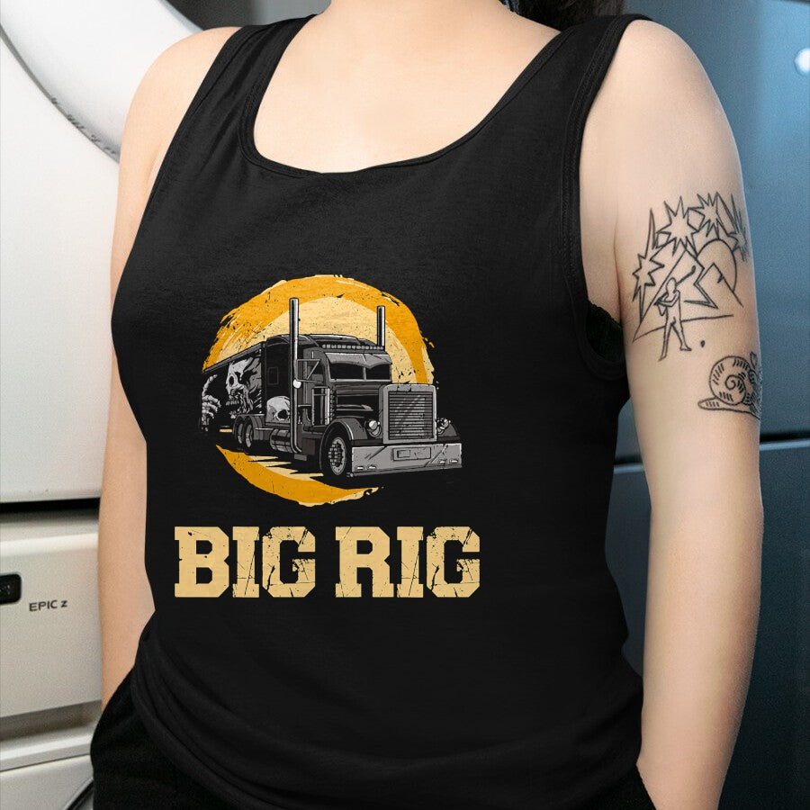 Best Truck Driver Life Shirt, Funny Trucker UnisexT-Shirt/Hoodie/Sweatshirt HLT00 - Trucker Truck Driver Vintage Big Rig T-Shirt