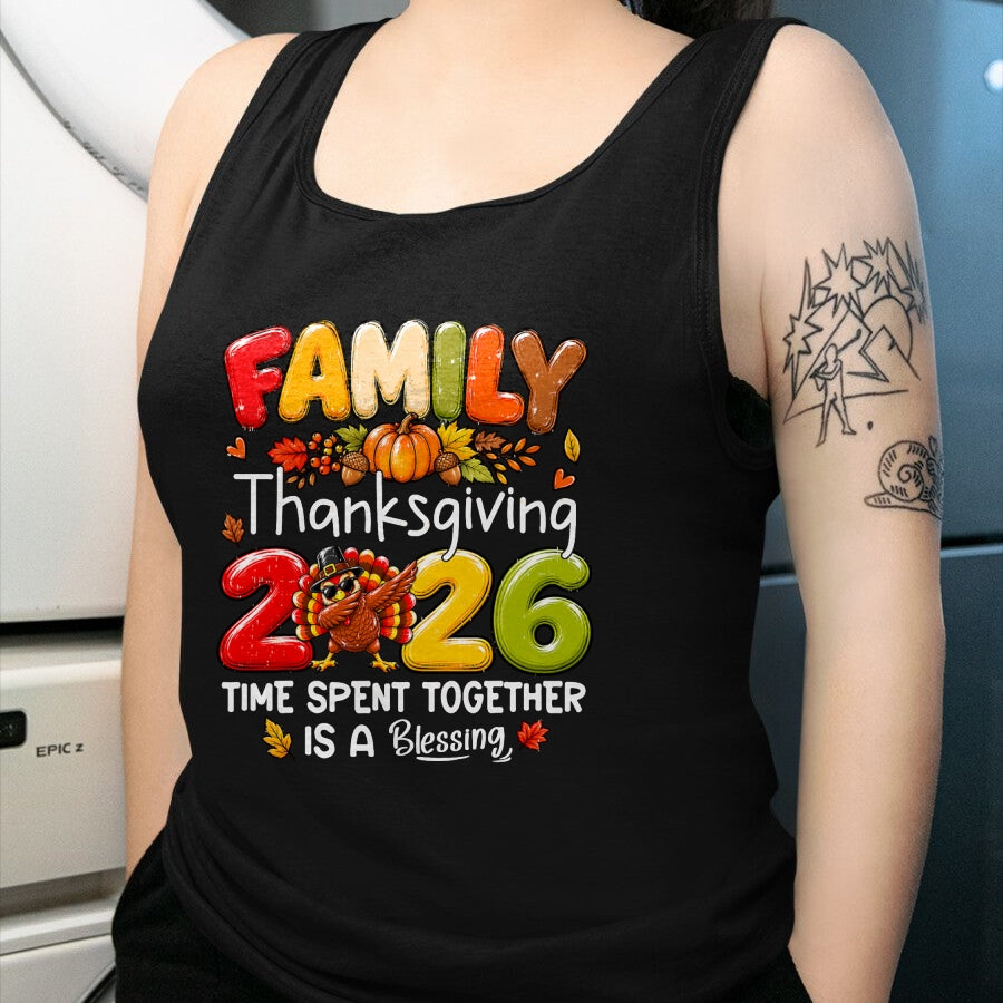 Best Thanksgiving Family Shirt , Funny Thanksgiving UnisexT-Shirt/Hoodie/Sweatshirt HLT00 - Family Thanksgiving 2026 Thanksgiving Crew Turkey Matching T-Shirt (1)