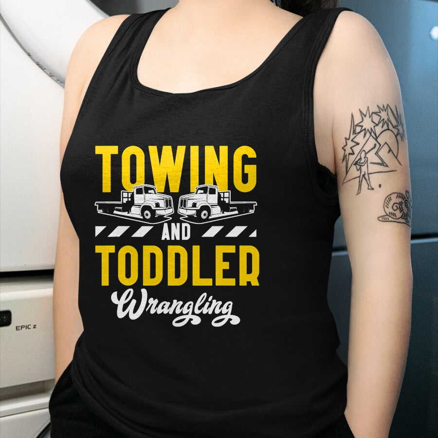 Best Truck Driver Life Shirt, Funny Trucker UnisexT-Shirt/Hoodie/Sweatshirt HLT00 - Tow Truck Driver Dad Trucker Toddler T-Shirt