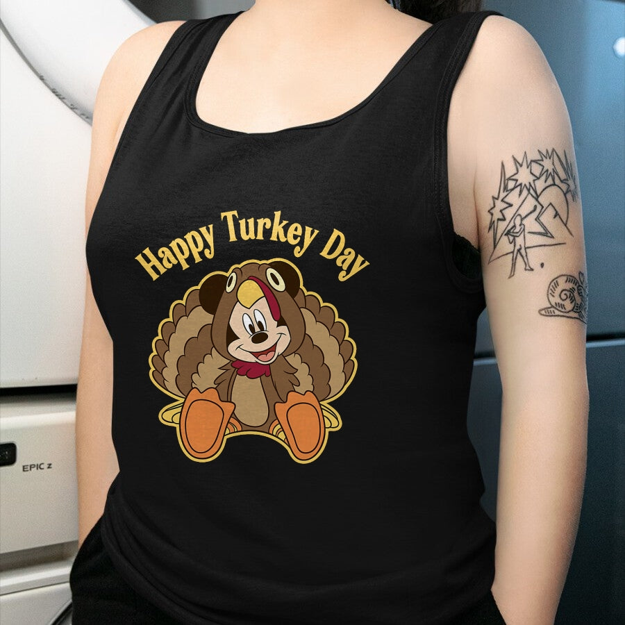 Best Thanksgiving Family Shirt , Funny Thanksgiving UnisexT-Shirt/Hoodie/Sweatshirt HLT00 - Disney Mickey and Friends Thanksgiving Mickey Turkey T-Shirt