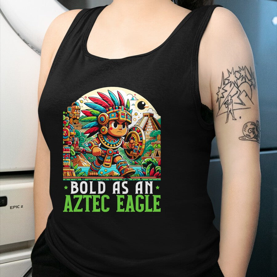 Native American T-Shirts, Vintage Native American Unisex T-Shirt/Hoodie/Sweatshirt HLT00 - Aztec Warrior Mexico Native Mexican Aztec Civilization
