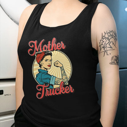 Best Truck Driver Life Shirt, Funny Trucker UnisexT-Shirt/Hoodie/Sweatshirt HLT00 - Women Truck Driver Mother Trucker T-Shirt
