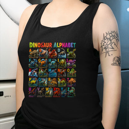 Best Dinosaur Lover Shirt, Funny Dinosaur UnisexT-Shirt/Hoodie/Sweatshirt HLT00 - Types of Dinosaurs Alphabet ABC A-Z Dino Lover Kids Boys T-Shirt