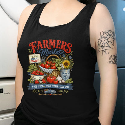 Best Farmer Life Shirt, Funny Farmer UnisexT-Shirt/Hoodie/Sweatshirt HLT00 - Farmer Market Good Food Farm Fresh Harvest Produce Stand T-Shirt