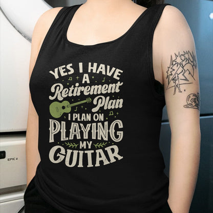 Guitar Lover Shirt, Funny Guitar UnisexT-Shirt/Hoodie/Sweatshirt HLT00 - Guitarists Have A Retirement Plan On Playing Guitar Music T-Shirt