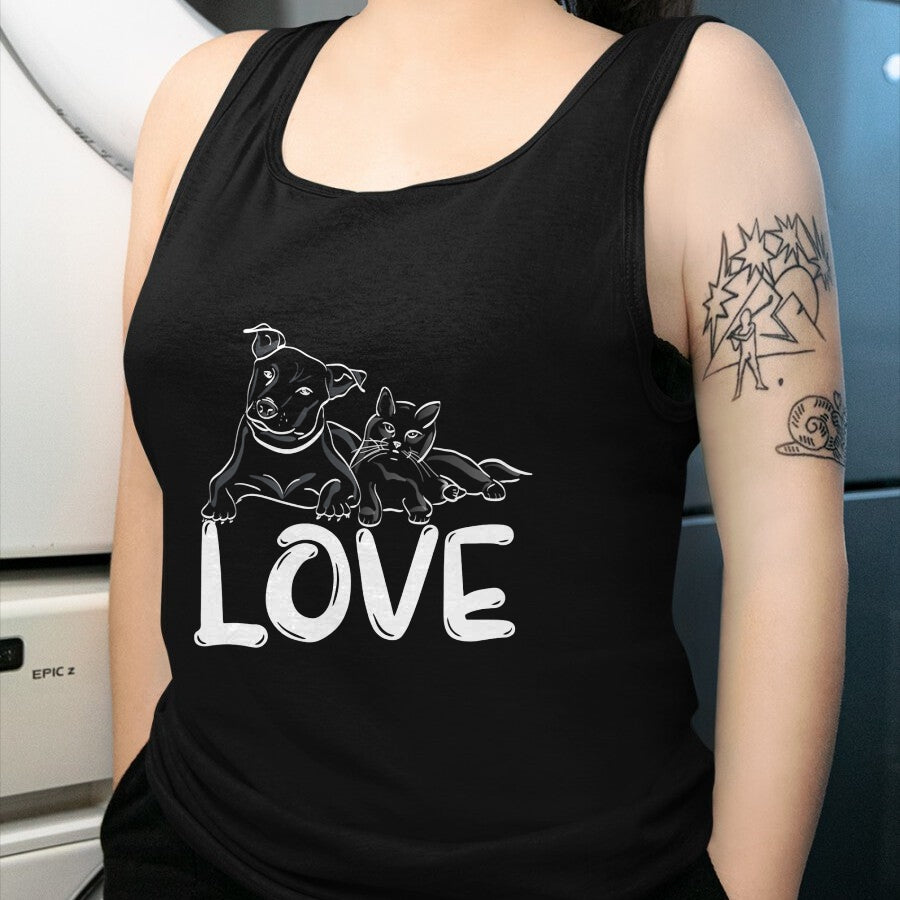 Cat Love Shirt, Funny Cat Lover Gift UnisexT-Shirt/Hoodie/Sweatshirt HLT00 - I Love My Cat Dog Animal Paws T-Shirt for Men Women Kids