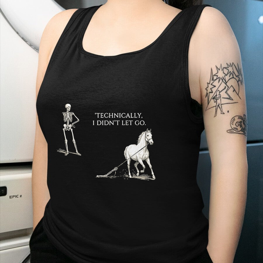 Best Horse Lover Shirt , Funny Horse UnisexT-Shirt/Hoodie/Sweatshirt HLT00 - Horse Riding Saying Equestrian Skeleton Dark Humor Vintage T-Shirt