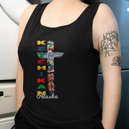 Native American T-Shirts, Vintage Native American Unisex T-Shirt/Hoodie/Sweatshirt HLT00 - Ketchikan Alaska Totem Pole Native Art Souvenir Keepsake