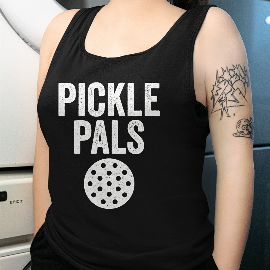 Funny Pickleball Shirt, Pickleball Lover Unisex T-Shirt/Hoodie/Sweatshirt HLT00 - Pickle Pals Funny Pickleball Friends T-Shirt