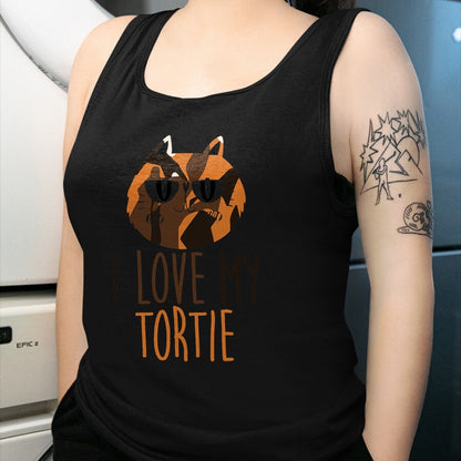 Cat Love Shirt, Funny Cat Lover Gift UnisexT-Shirt/Hoodie/Sweatshirt HLT00 - I love my cat (Tortie)I love my Tortoiseshell Cat T-Shirt for Men Women Kids
