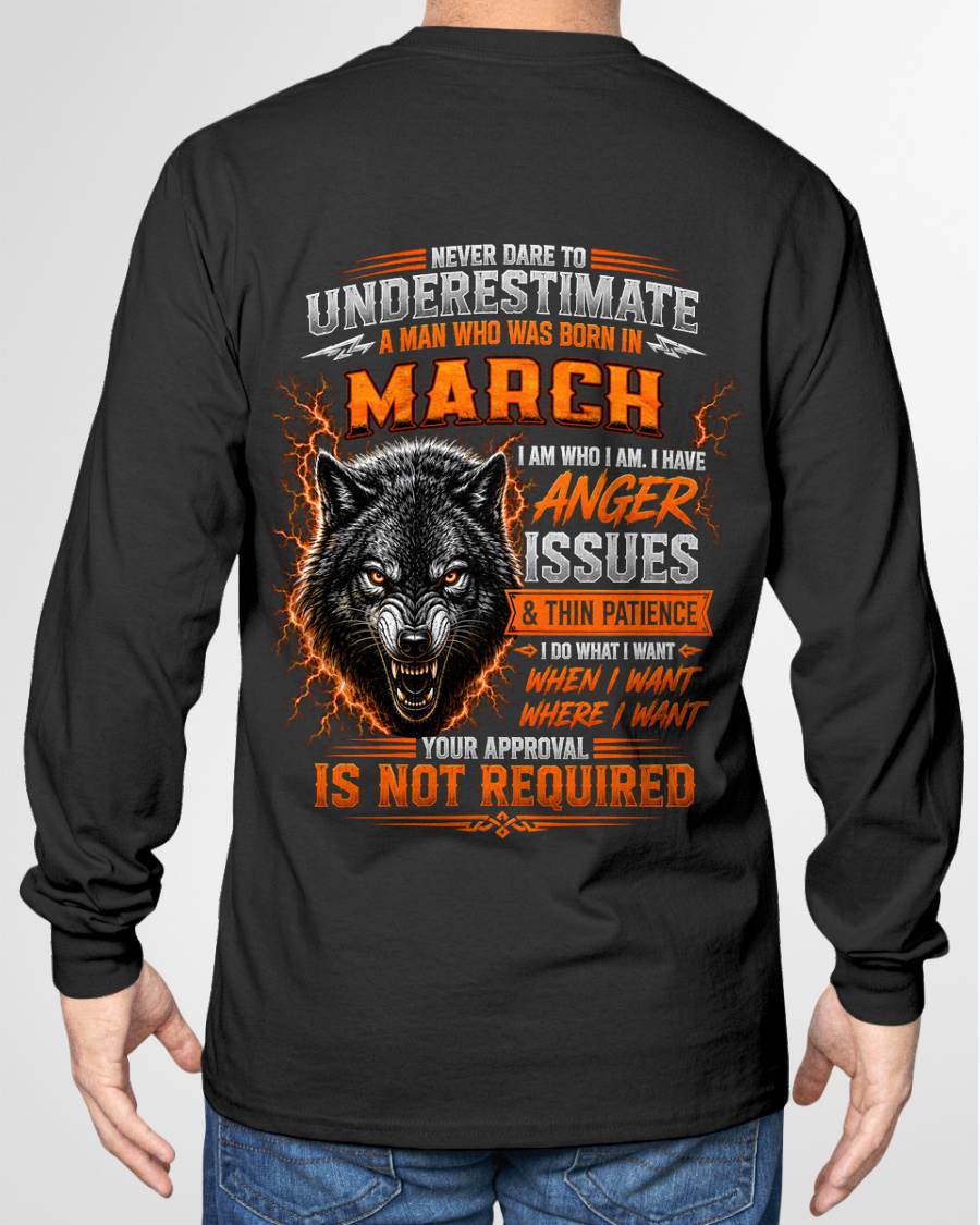 MARCH MAN I DO WHAT I WANT SHIRT - FOR MAN - TLEE03 (SKU2608-244-03)