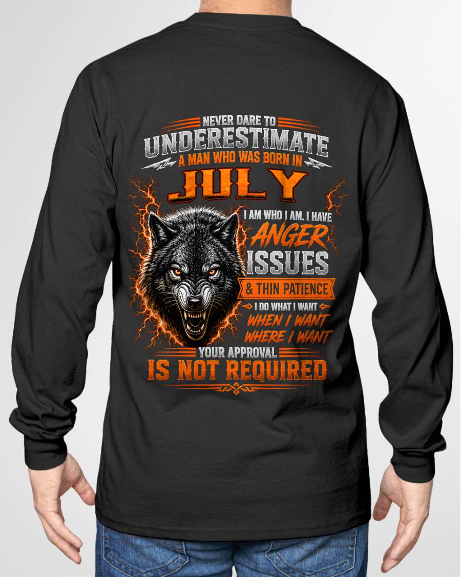 JULY MAN I DO WHAT I WANT SHIRT - FOR MAN - TLEE07 (SKU2608-244-07)