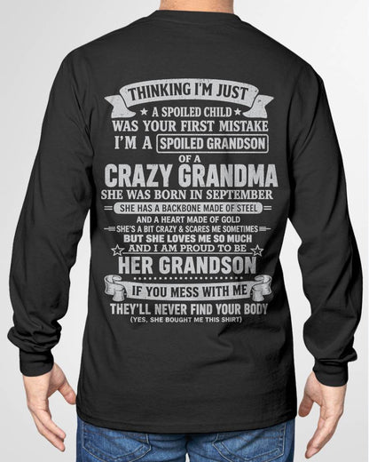SEPTEMBER - GRANDMA’S PROTECTION MODE: ON - FROM GRANDMA - TLEE09 (SKU2607-06-09)