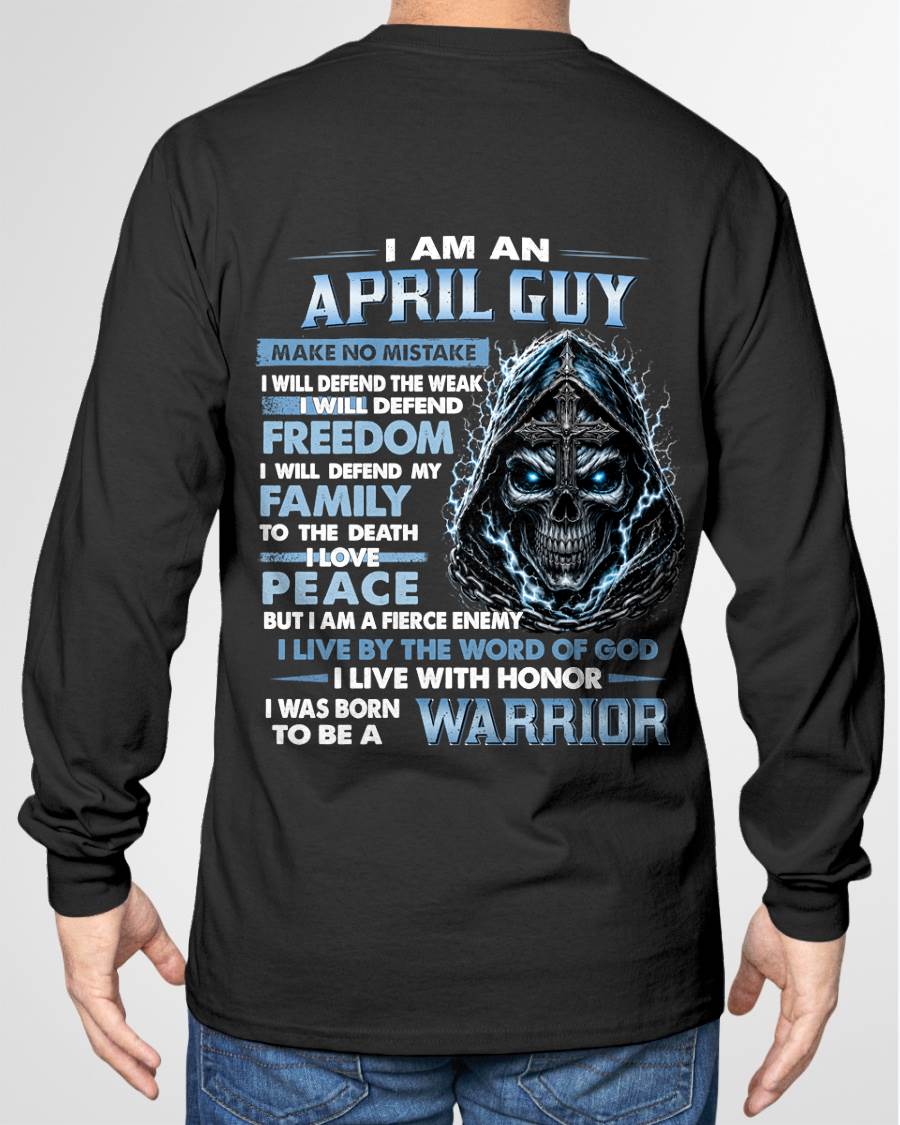 APRIL GUY – NEVER BACK DOWN - FOR MAN - TLEE04 (SKU2607-271-04)