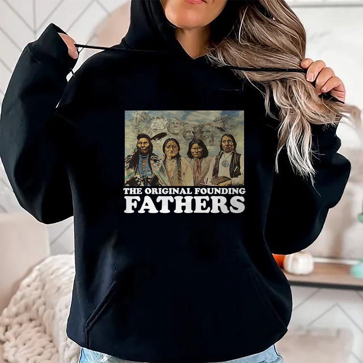 Native American T-Shirts, Vintage Native American Unisex T-Shirt/Hoodie/Sweatshirt HLT00 - The Original Founding Fathers Native American