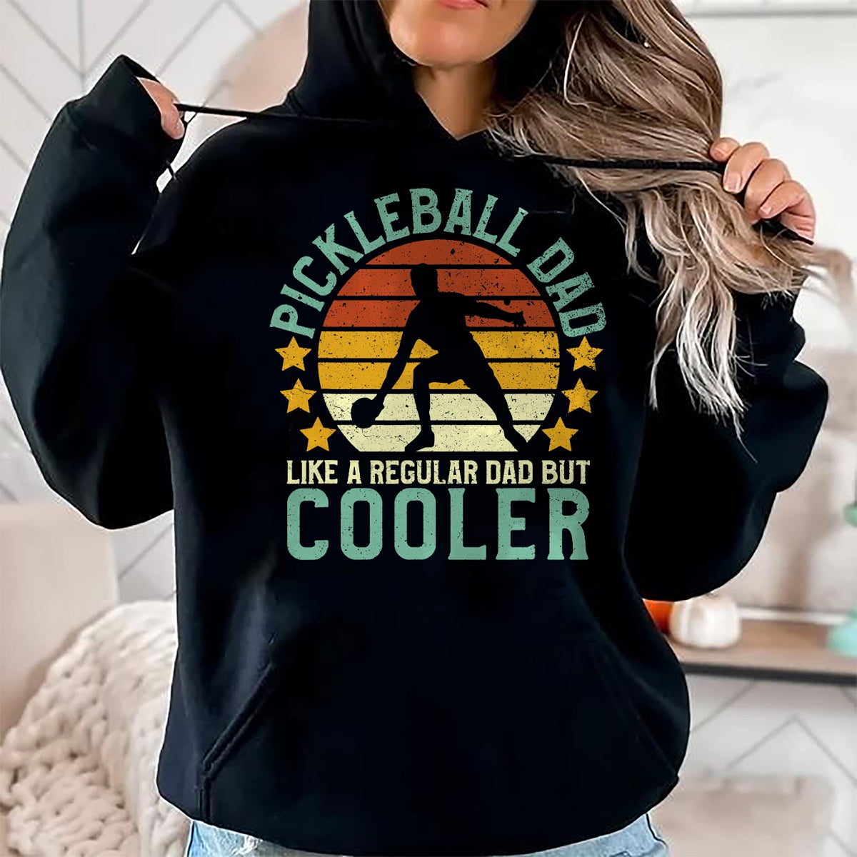 Funny Pickleball Shirt, Pickleball Lover Unisex T-Shirt/Hoodie/Sweatshirt HLT00 - Pickleball Daisy Flower Pickleball Lover T-Shirt