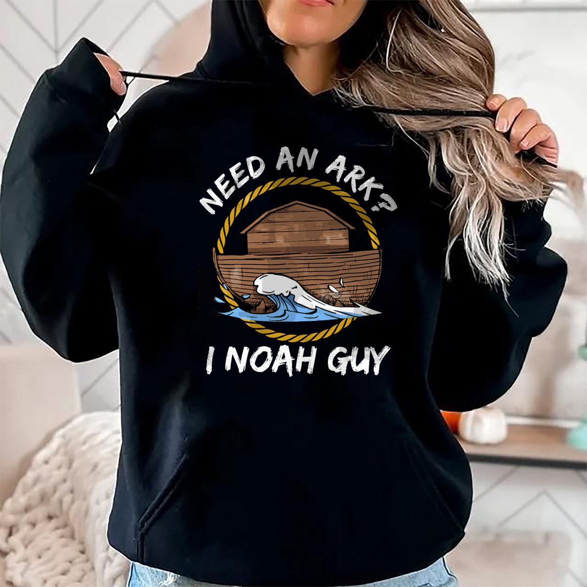 Best Wife Shirt, Wife and Husband Unisex T-Shirt/Hoodie/Sweatshirt HLT00 - Need An Ark Noah's The Guy Funny Saying gift T-Shirt