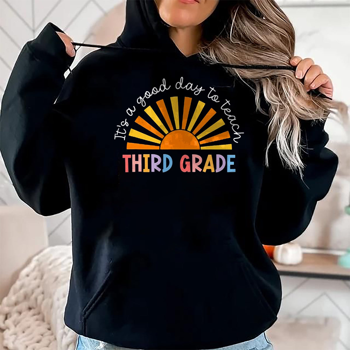 Best Teacher Shirt, Funny Teacher UnisexT-Shirt/Hoodie/Sweatshirt HLT00 - It's a Good Day to Teach 3rd Grade Teachers T-Shirt