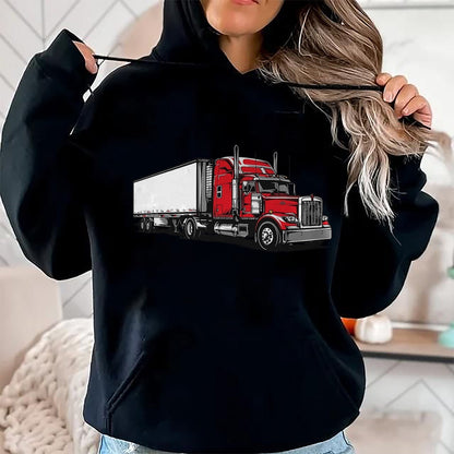 Best Truck Driver Life Shirt, Funny Trucker UnisexT-Shirt/Hoodie/Sweatshirt HLT00 - Semi Truck Driver T-Shirt, Men, Black, 3X-Large