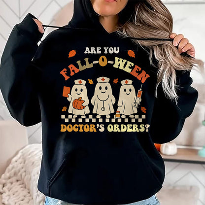Best Doctor Shirt, Funny Doctor UnisexT-Shirt/Hoodie/Sweatshirt HLT00 - Funny Nurse Halloween Ghost Medical Fall Humor T-Shirt