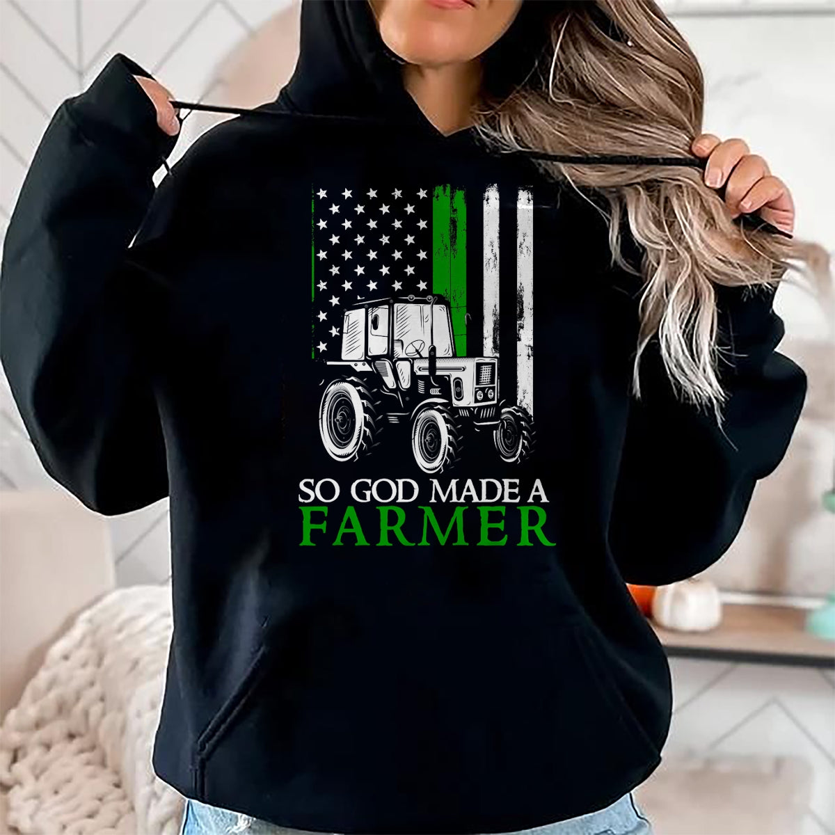 Best Farmer Life Shirt, Funny Farmer UnisexT-Shirt/Hoodie/Sweatshirt HLT00 - So God Made A Farmer, Farming Farmer T-Shirt (4)