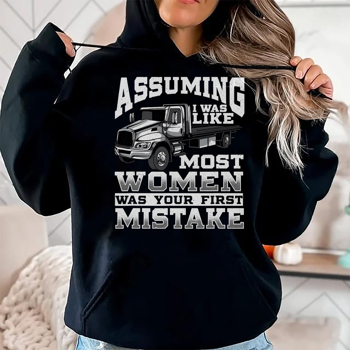 Best Truck Driver Life Shirt, Funny Trucker UnisexT-Shirt/Hoodie/Sweatshirt HLT00 - Female Tow Truck Driver Women Tow Truck T-Shirt