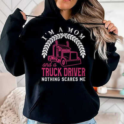 Best Truck Driver Life Shirt, Funny Trucker UnisexT-Shirt/Hoodie/Sweatshirt HLT00 - Truck Driver Mom Funny Cool Trucker Mother Gift T-Shirt