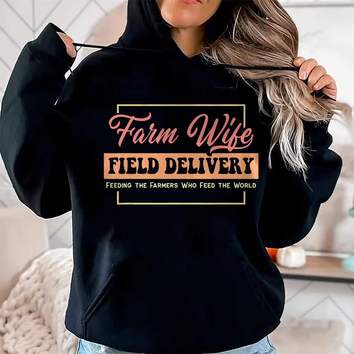 Best Farmer Life Shirt, Funny Farmer UnisexT-Shirt/Hoodie/Sweatshirt HLT00 - Farm Wife Field Delivery Feeding The Farmers Feed The World T-Shirt