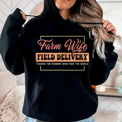 Best Farmer Life Shirt, Funny Farmer UnisexT-Shirt/Hoodie/Sweatshirt HLT00 - Farm Wife Field Delivery Feeding The Farmers Feed The World T-Shirt