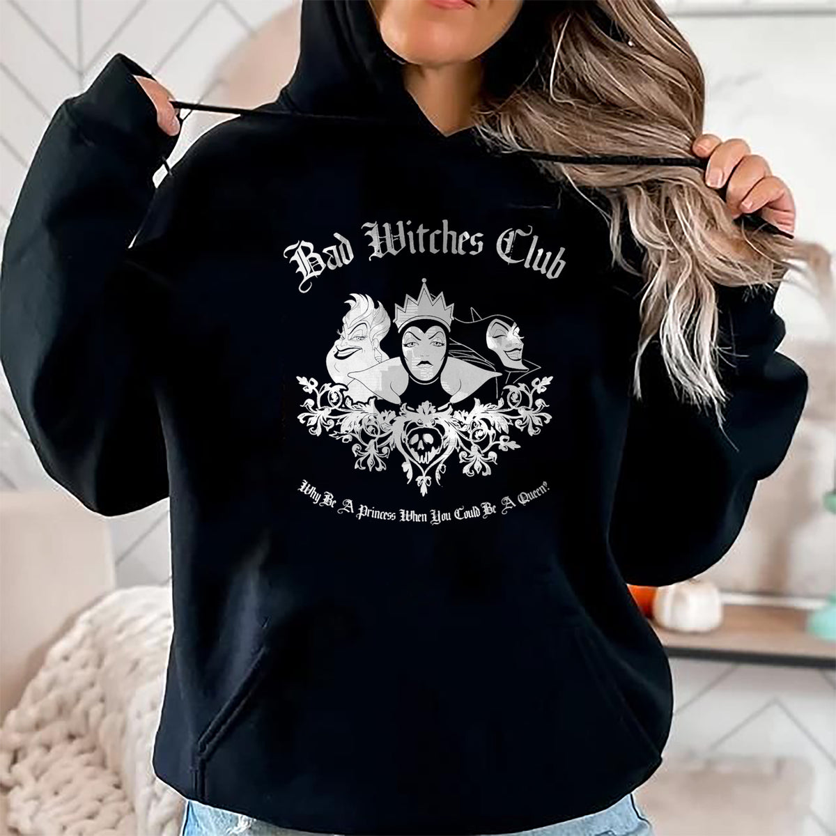 Best Wife Shirt, Wife and Husband Unisex T-Shirt/Hoodie/Sweatshirt HLT00 - Disney Villains Bad Witches Club Group Shot Vintage T-Shirt (1)