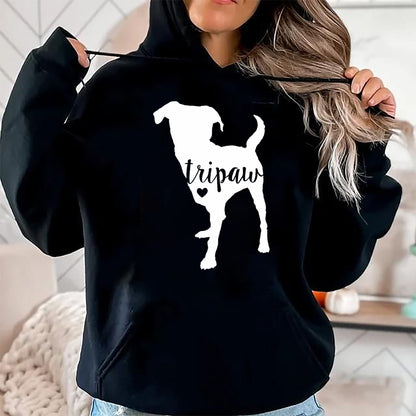 Dog Love Shirt, Dog Lover Gift T-Shirt/Hoodie/Sweatshirt HLT00 - Tripaw Dog, Three Legged Dog, Tripaw Mom, Tripod Dog T-Shirt