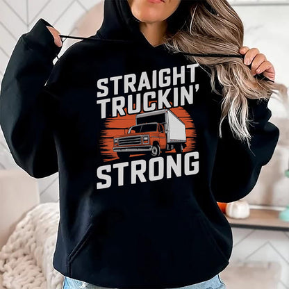Best Truck Driver Life Shirt, Funny Trucker UnisexT-Shirt/Hoodie/Sweatshirt HLT00 - Box Truck Driving Truck Driver Proud Trucker T-Shirt (2)
