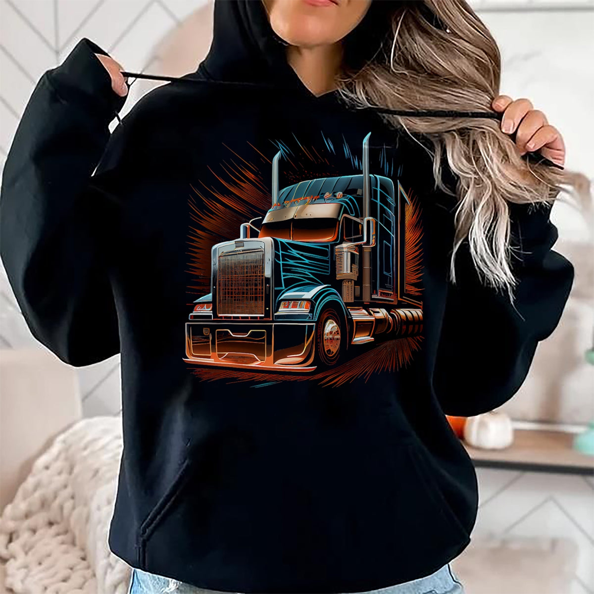 Best Truck Driver Life Shirt, Funny Trucker UnisexT-Shirt/Hoodie/Sweatshirt HLT00 - Truck Driver 18 Wheel Trucker T-Shirt