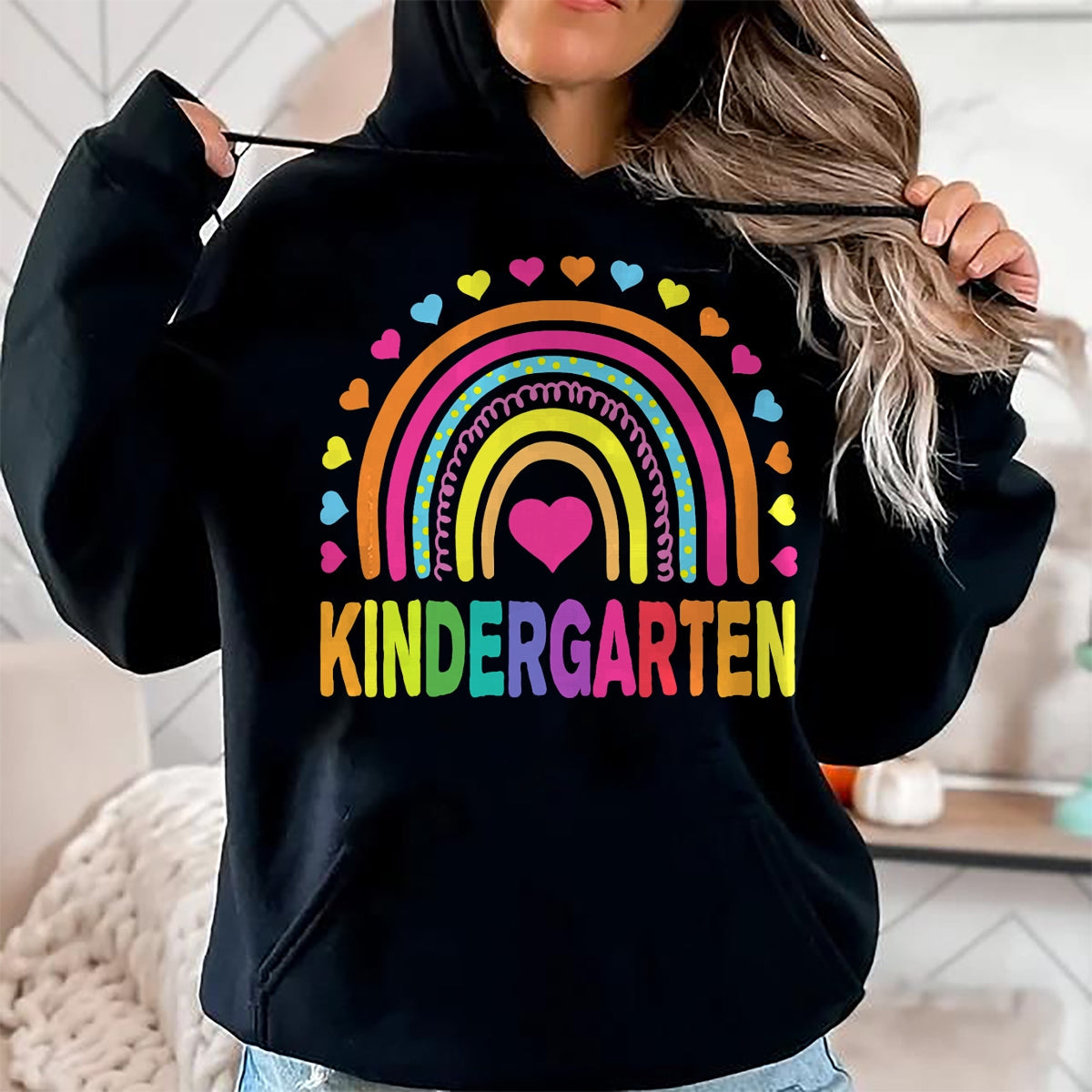 Best Student Shirt, Funny Back To School UnisexT-Shirt/Hoodie/Sweatshirt HLT00 - Kindergarten Rainbow Girls Boys Teacher Team Kinder Squad T-Shirt