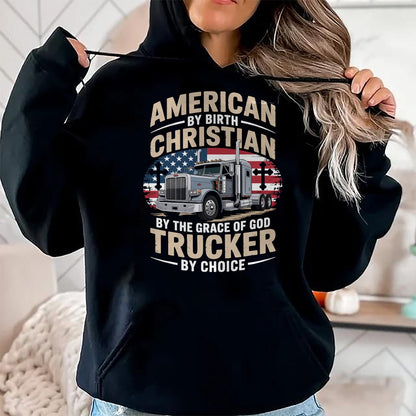 Best Truck Driver Life Shirt, Funny Trucker UnisexT-Shirt/Hoodie/Sweatshirt HLT00 - Driven Faith and Diesel Trucking Jesus Christian Trucker T-Shirt (1)