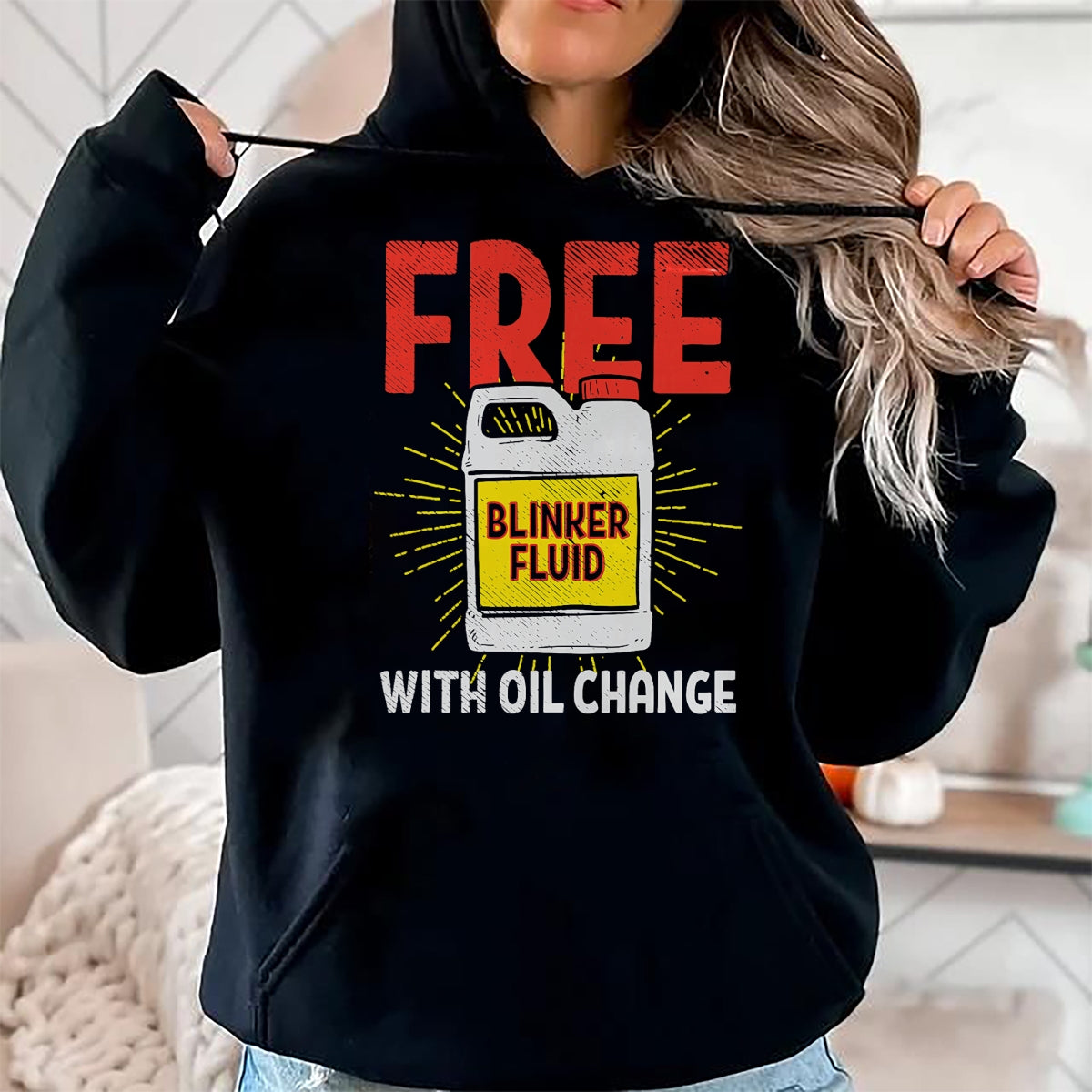 Best Mechanic Life Shirt, Funny Mechanic UnisexT-Shirt/Hoodie/Sweatshirt HLT00 - Free Blinker Fluid With Oil Change Funny Auto Mechanic T-Shirt
