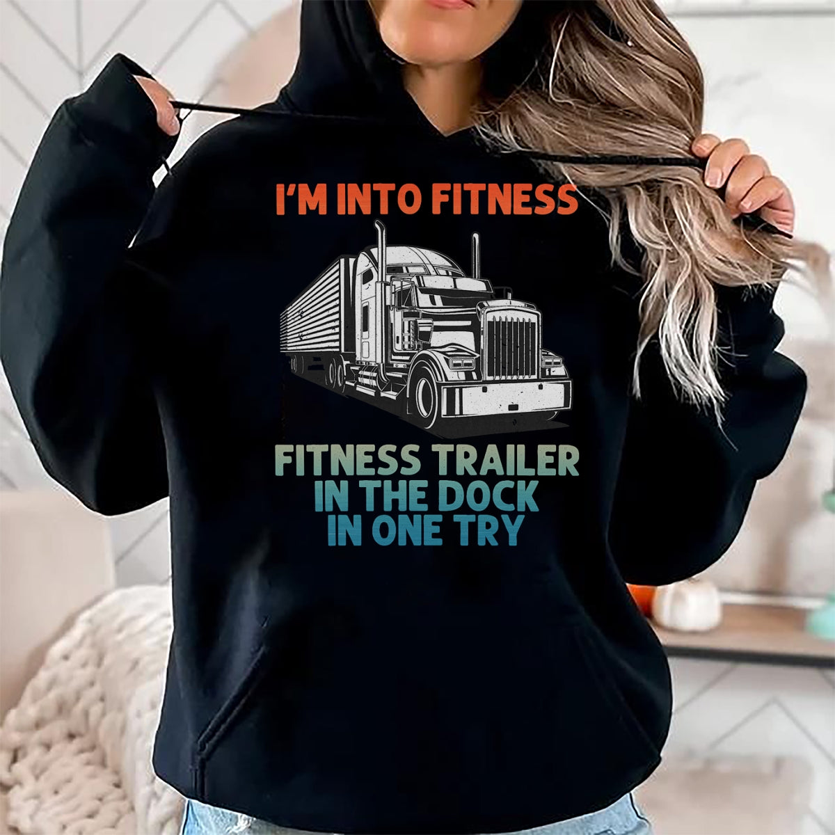Best Truck Driver Life Shirt, Funny Trucker UnisexT-Shirt/Hoodie/Sweatshirt HLT00 - Best Truck Driver Art for Men Dad Women Trucking CDL Trucker T-Shirt (3)