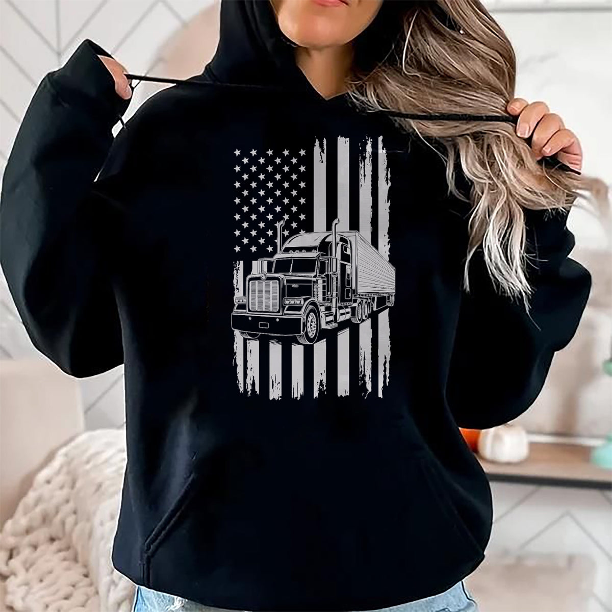 Best Truck Driver Life Shirt, Funny Trucker UnisexT-Shirt/Hoodie/Sweatshirt HLT00 - Truck Driver Art for Men Women Truck Driver Trucking Trucker T-Shirt (3)
