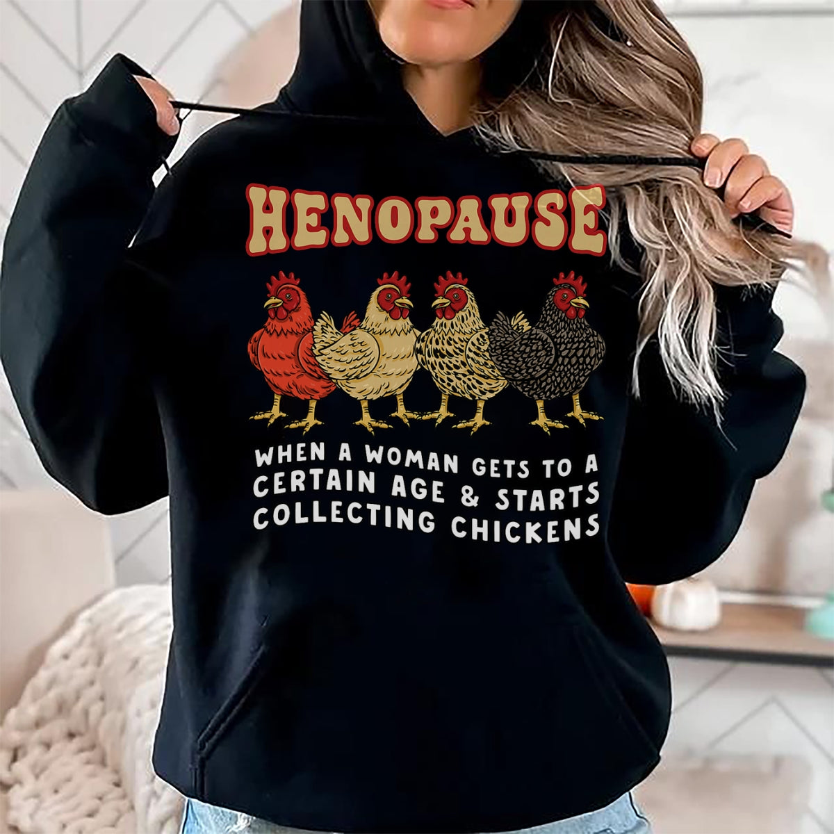 Best Farmer Life Shirt, Funny Farmer UnisexT-Shirt/Hoodie/Sweatshirt HLT00 - Funny Chicken Henopause Menopause Poultry Lover Farmer Retro T-Shirt