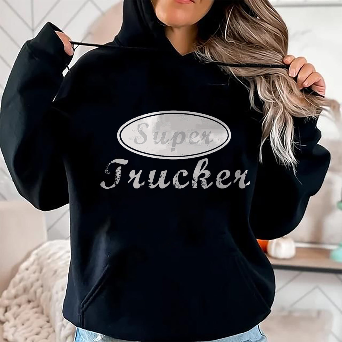 Best Truck Driver Life Shirt, Funny Trucker UnisexT-Shirt/Hoodie/Sweatshirt HLT00 - Super Trucker  Truck Driver T-Shirt